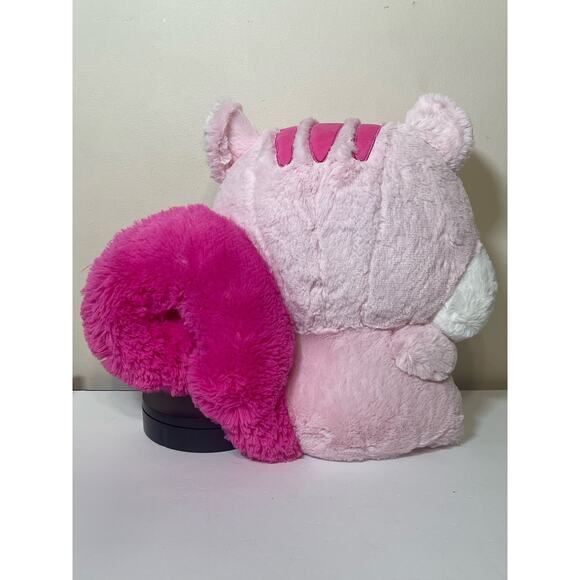 Amuse Fuzzy Tail Pink Squirrel 13.5 inch - NWT - Picture 3 of 10